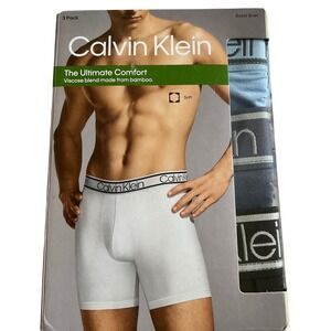 Calvin Klein Mens Boxer Briefs 3 Pack Ultimate Comfort Viscose
